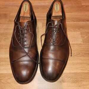 Allen Edmonds Park Avenue Cap-toe Oxford Dress Shoe Leather Lace up Brown 12 D